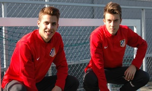 TEMPORADA 2013/14. Iván Alejo y Nacho Buil, Atlético de Madrid Juvenil División de Honor
